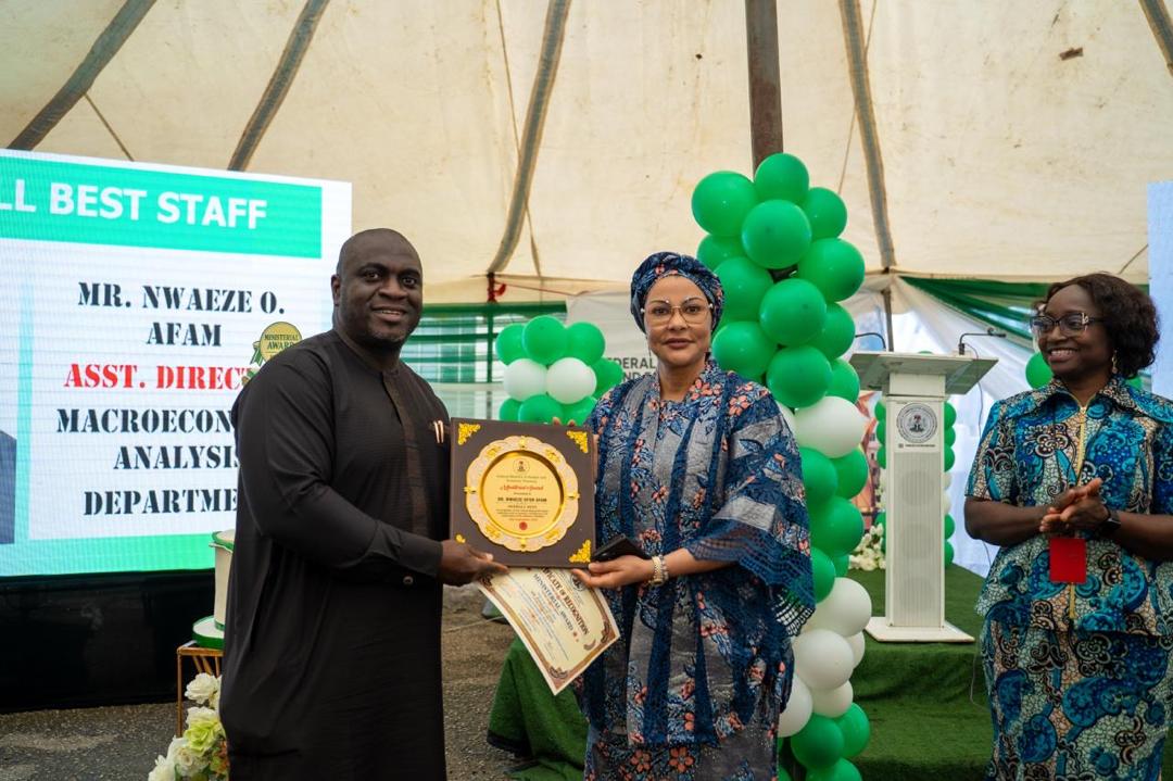 DR. NWAEZE OFFOR AFAM EMERGES BEST STAFF AT THE 2026 MINISTERIAL AWARD CEREMONY OF FMBEP